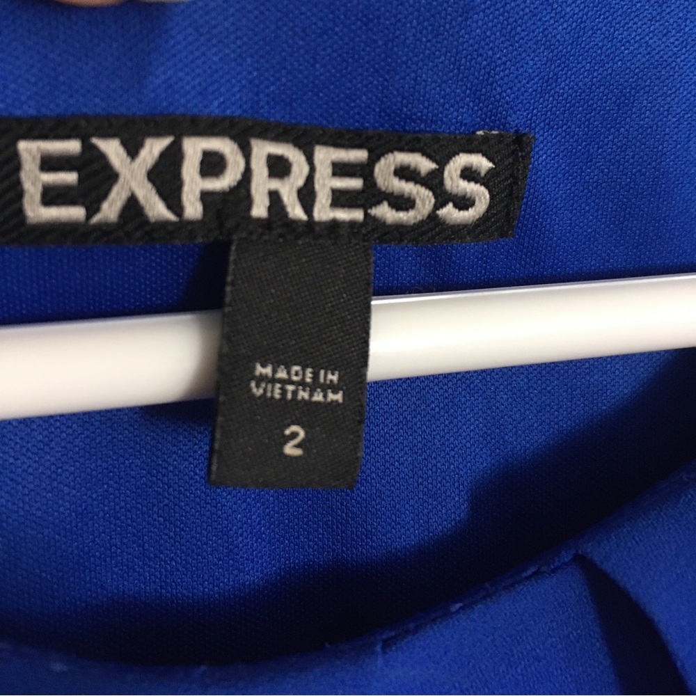 Blue Keyhole Cocktail Dress | XS - Picture 4 of 7